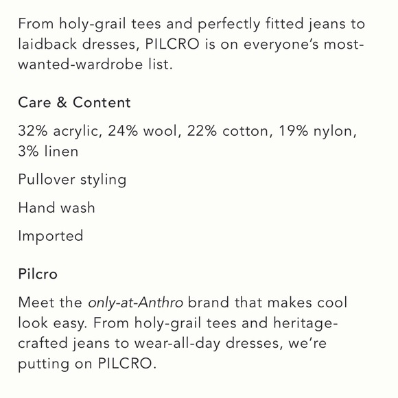 Pilcro Textured Tunic Sweater - Picture 5 of 5